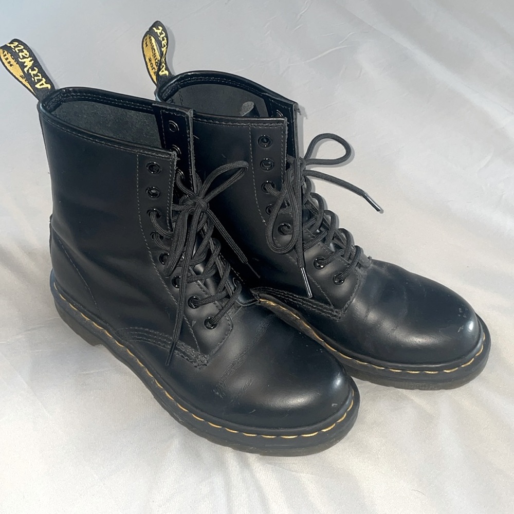 Dr. Martens Black Lace Up Boots